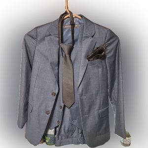 Paisley of London Boys suit with coat and vest